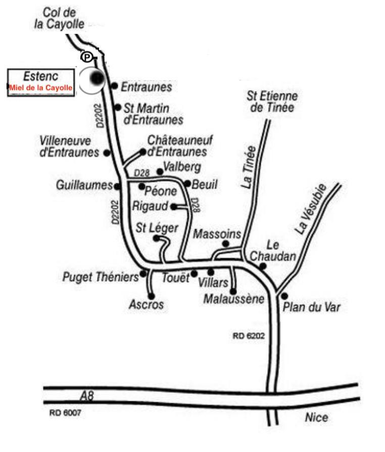 Entraunes Chalet Miel De La Cayolle-Estenc מראה חיצוני תמונה